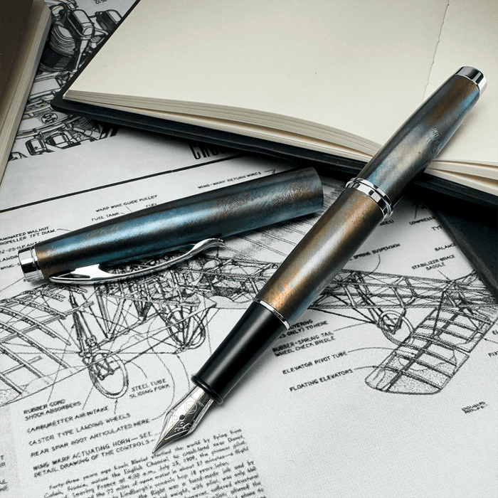 Monteverde Dakota Fountain Pen - Raw Flame - Pen Boutique Ltd