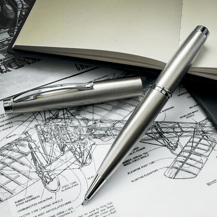 Monteverde Dakota Gel Pen - Stainless Steel - Pen Boutique Ltd