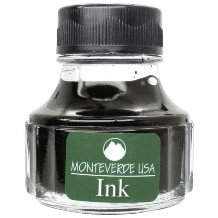 Monteverde Gemstone Ink Bottle - Onyx - 90ml - Pen Boutique Ltd