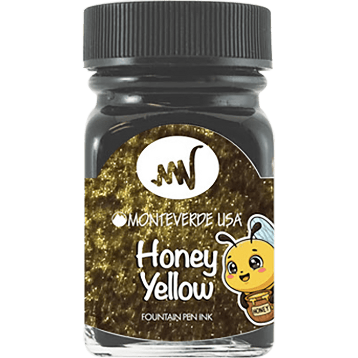 Monteverde Ink Bottle - Honey Yellow - 30ml - Pen Boutique Ltd