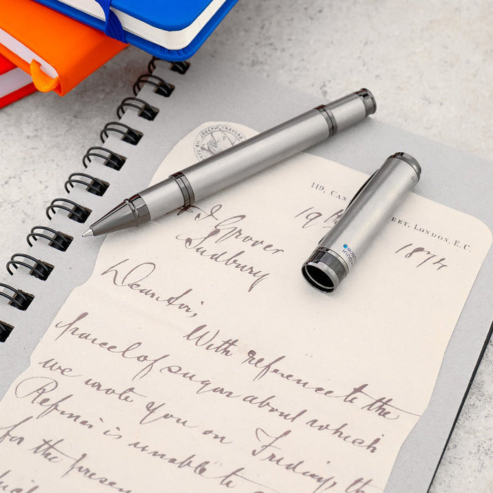 Monteverde Innova Rollerball Pen - Titanium (Numbered Edition) - Pen Boutique Ltd