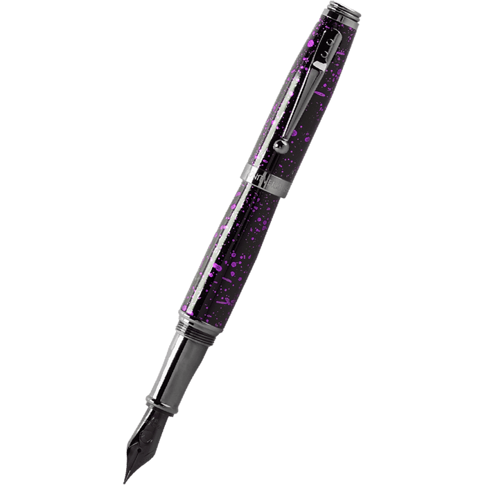 Monteverde Invincia Vega Fountain Pen - Starlight Purple - Pen Boutique Ltd