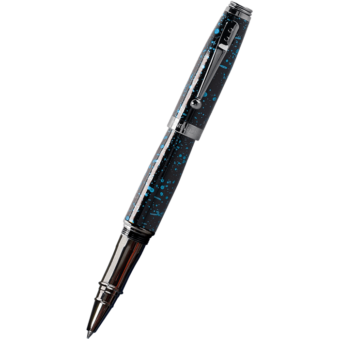 Monteverde Invincia Vega Rollerball Pen - Starlight Blue - Pen Boutique Ltd
