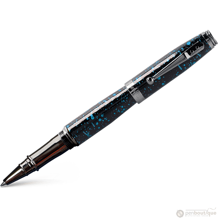 Monteverde Invincia Vega Rollerball Pen - Starlight Blue - Pen Boutique Ltd