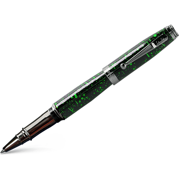 Monteverde Invincia Vega Rollerball Pen - Starlight Green - Pen Boutique Ltd