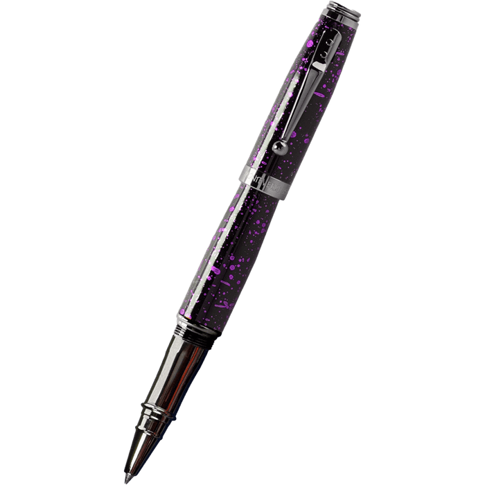Monteverde Invincia Vega Rollerball Pen - Starlight Purple - Pen Boutique Ltd