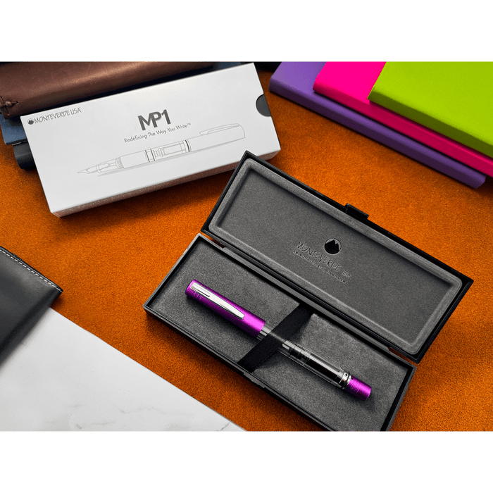 Monteverde MP1 Fountain Pen - Purple Frost - Pen Boutique Ltd