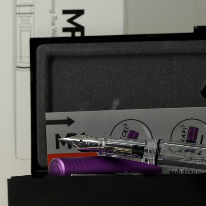 Monteverde MP1 Fountain Pen - Purple Frost - Pen Boutique Ltd