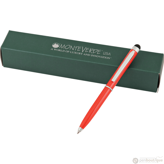 Monteverde Poquito Stylus Ballpoint Pen - Racing Red - Pen Boutique Ltd