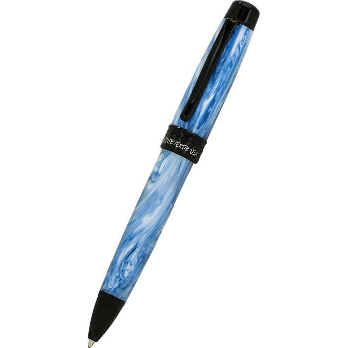 Monteverde Prima Ballpoint Pen - Blue Swirl - Pen Boutique Ltd