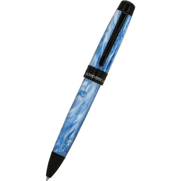 Monteverde Prima Ballpoint Pen - Blue Swirl - Pen Boutique Ltd