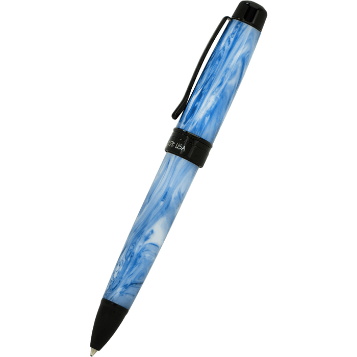 Monteverde Prima Ballpoint Pen - Blue Swirl - Pen Boutique Ltd