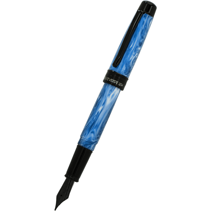 Monteverde Prima Fountain Pen - Blue Swirl - Pen Boutique Ltd