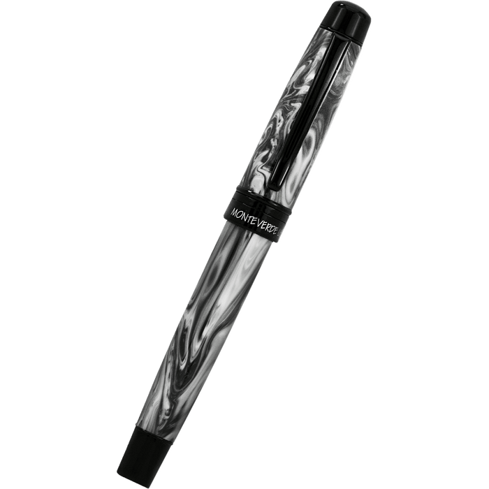 Monteverde Prima Fountain Pen - Grey Swirl - Pen Boutique Ltd