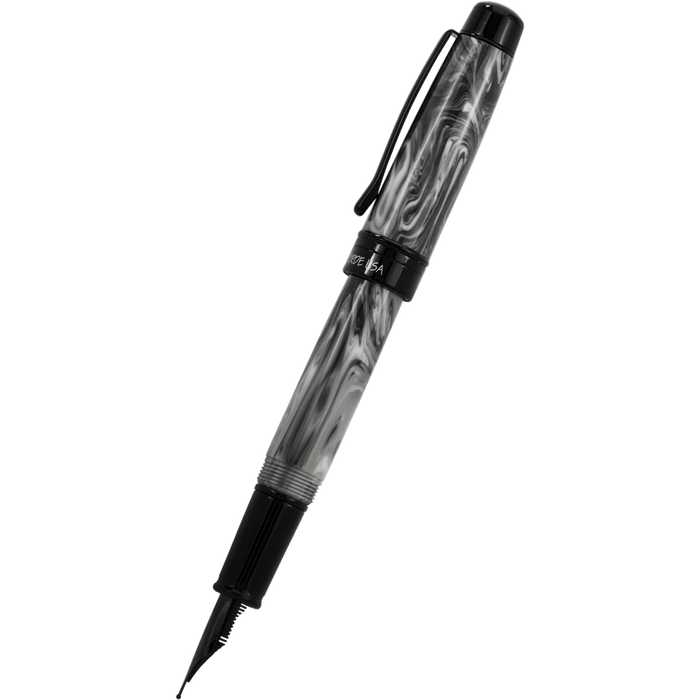 Monteverde Prima Fountain Pen - Grey Swirl - Pen Boutique Ltd