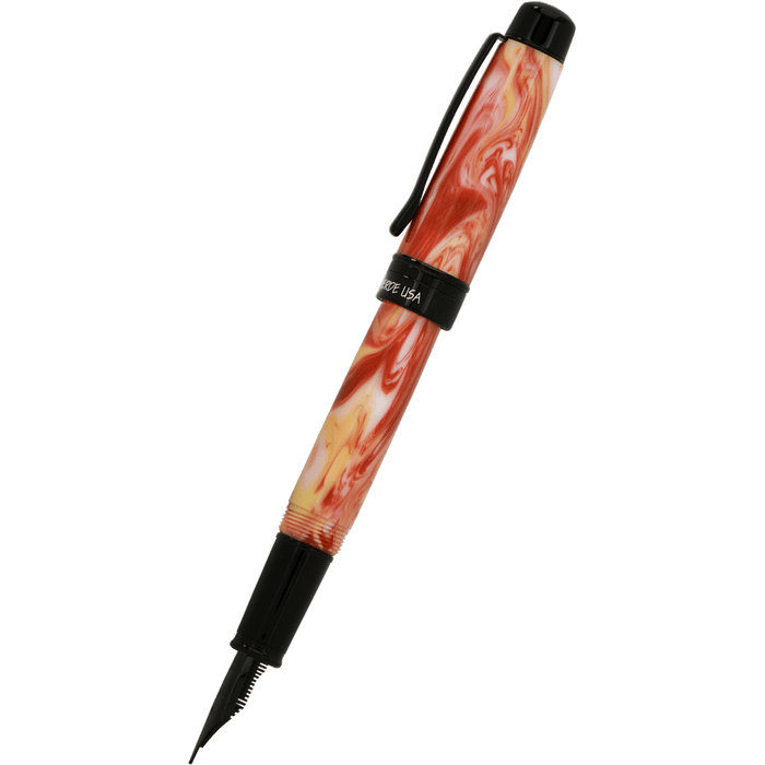 Monteverde Prima Fountain Pen - Red Swirl - Pen Boutique Ltd