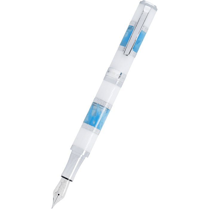 Monteverde Regatta Fountain Pen - Santorini Blue - Pen Boutique Ltd