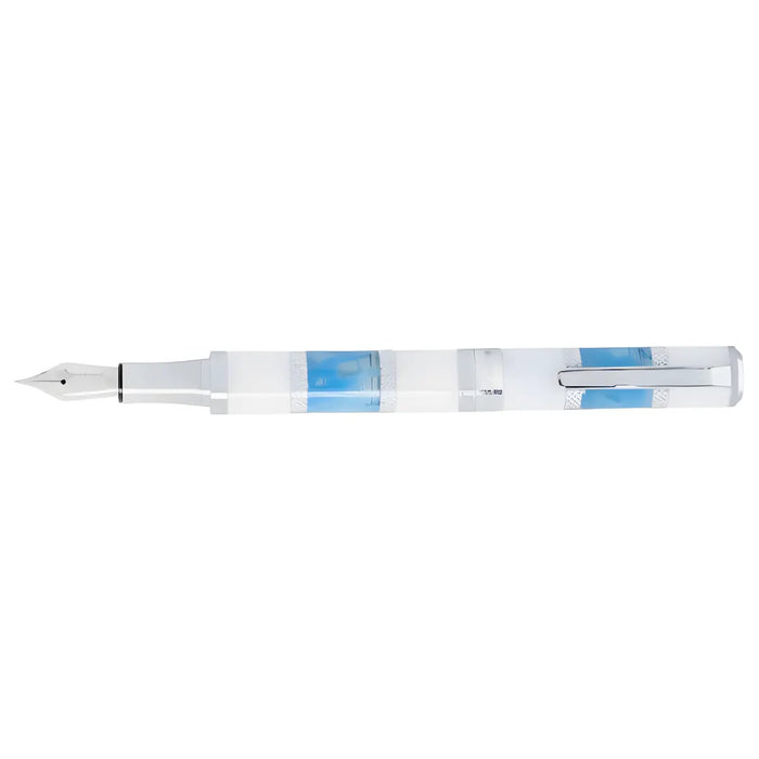 Monteverde Regatta Fountain Pen - Santorini Blue - Pen Boutique Ltd
