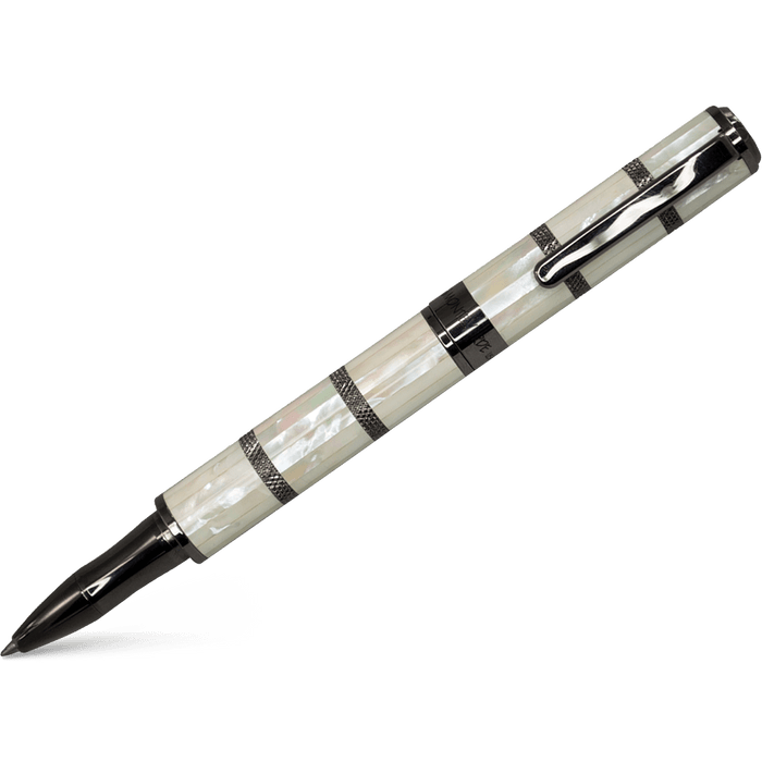 Monteverde Regatta Rollerball Pen - Limited Edition - Mother of Pearl - Gunmetal Trim - Pen Boutique Ltd