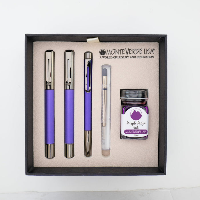 Monteverde Ritma 3+2 Pen Set - Midnight Orchid (Special Edition) - Pen Boutique Ltd