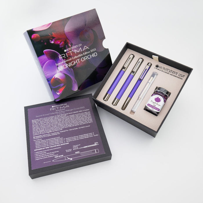 Monteverde Ritma 3+2 Pen Set - Midnight Orchid (Special Edition) - Pen Boutique Ltd