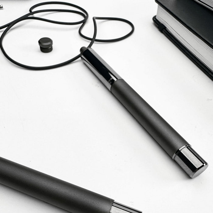 Monteverde Ritma Gala - Convertible Pocket - Neck Ballpoint Pen - Black - Pen Boutique Ltd