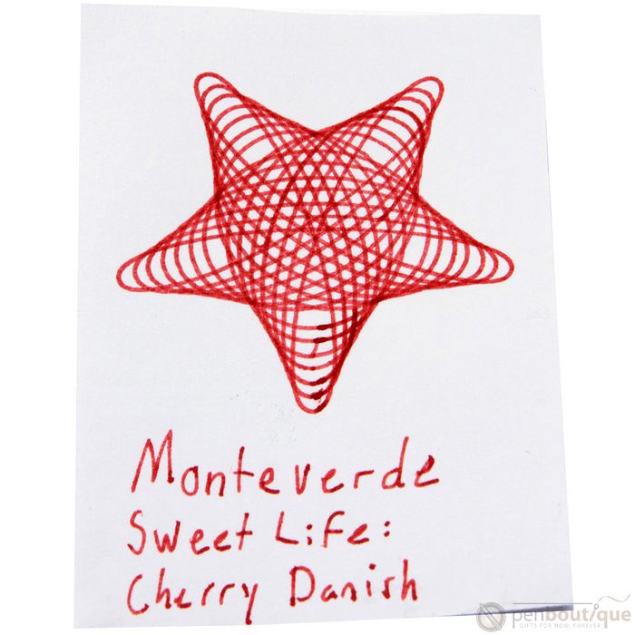 Monteverde Sweet Life Ink Bottle - Cherry Danish - 30ml - Pen Boutique Ltd