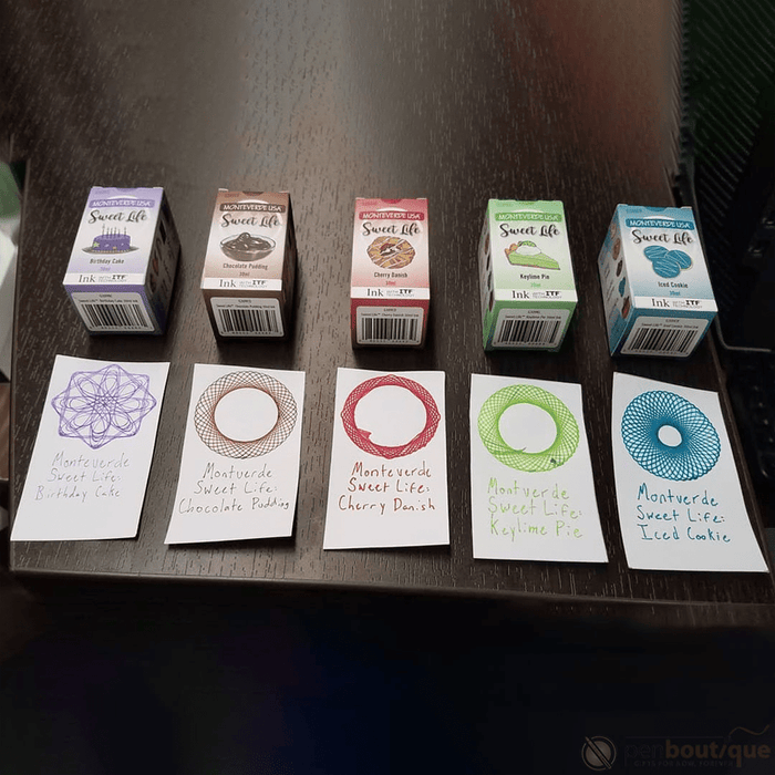 Monteverde Sweet Life Ink Bottle - Cherry Danish - 30ml - Pen Boutique Ltd