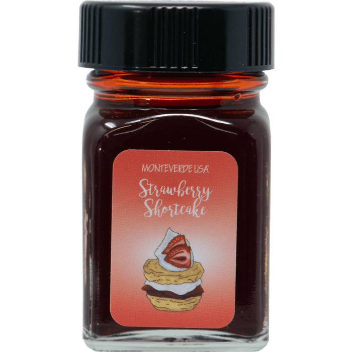 Monteverde Sweet Life Ink Bottle - Strawberry Shortcake - 30ml - Pen Boutique Ltd
