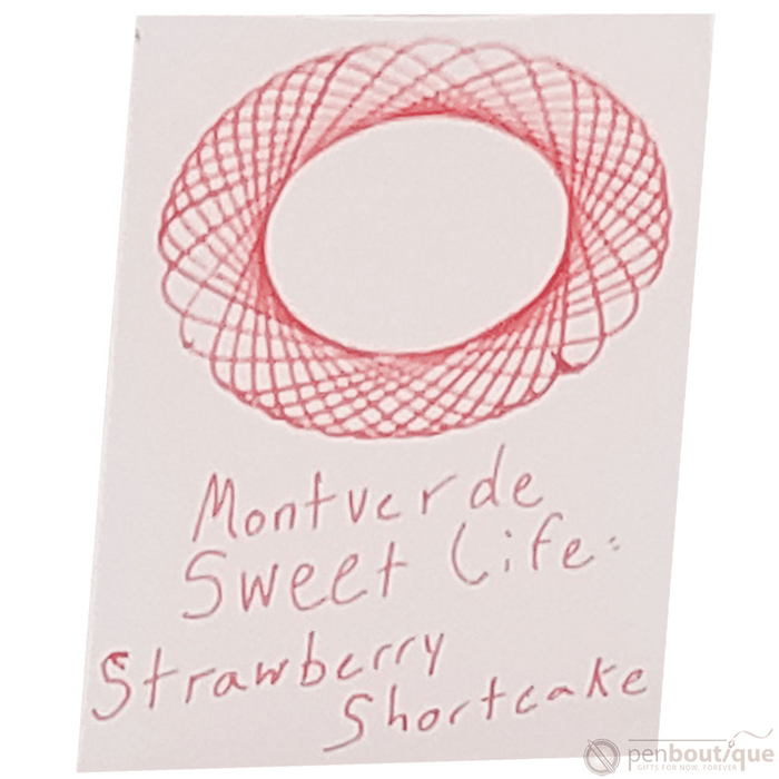 Monteverde Sweet Life Ink Bottle - Strawberry Shortcake - 30ml - Pen Boutique Ltd