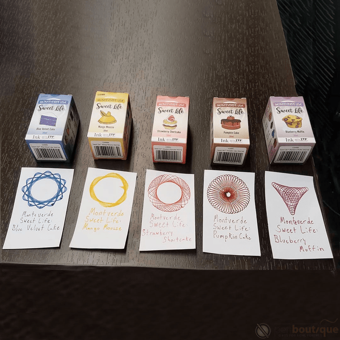 Monteverde Sweet Life Ink Bottle - Strawberry Shortcake - 30ml - Pen Boutique Ltd