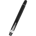 Nahvalur Eclipse Fountain Pen - Black - Silver Trim - Pen Boutique Ltd