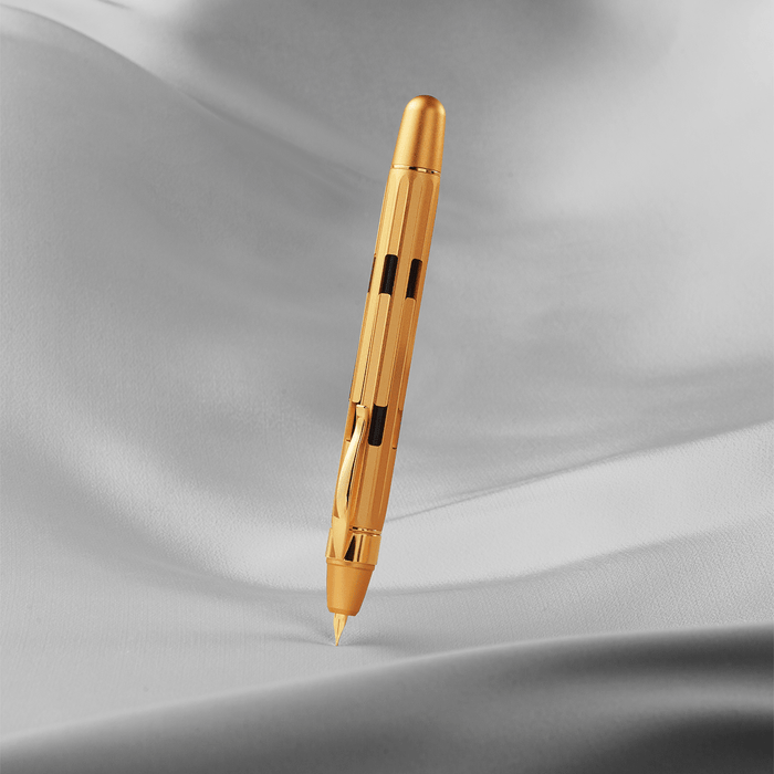 Nahvalur Eclipse Fountain Pen - Pure Gold - Pen Boutique Ltd