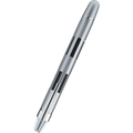 Nahvalur Eclipse Fountain Pen - Pure Silver - Pen Boutique Ltd