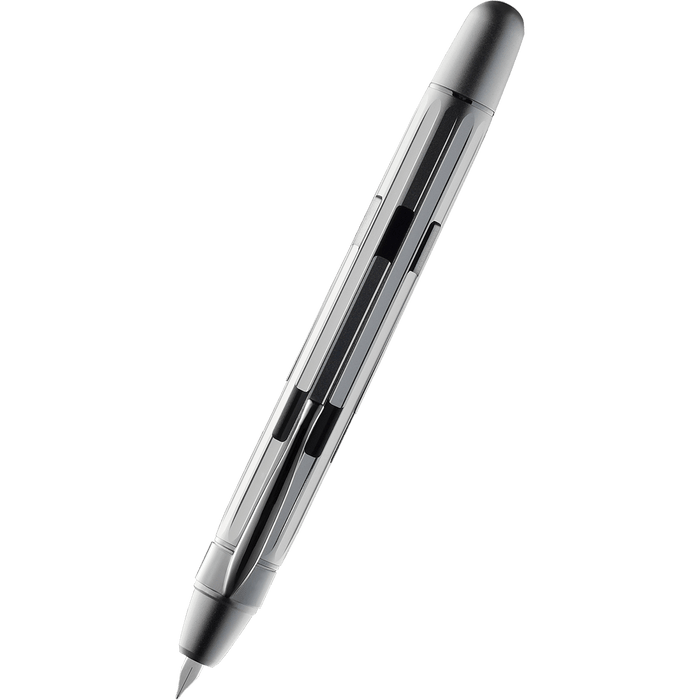 Nahvalur Eclipse Fountain Pen - Pure Silver - Pen Boutique Ltd