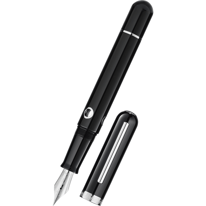Nahvalur Nautilus Fountain Pen - Cephalopod Silver - Pen Boutique Ltd