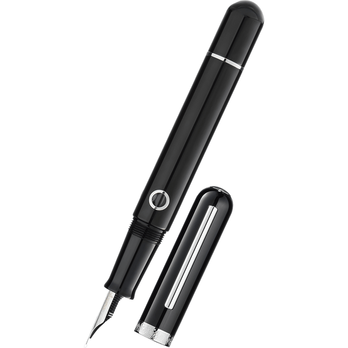 Nahvalur Nautilus Fountain Pen - Cephalopod Silver - Pen Boutique Ltd