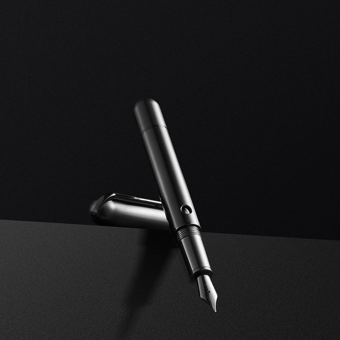 Nahvalur Nautilus Fountain Pen - Ti Black - Pen Boutique Ltd