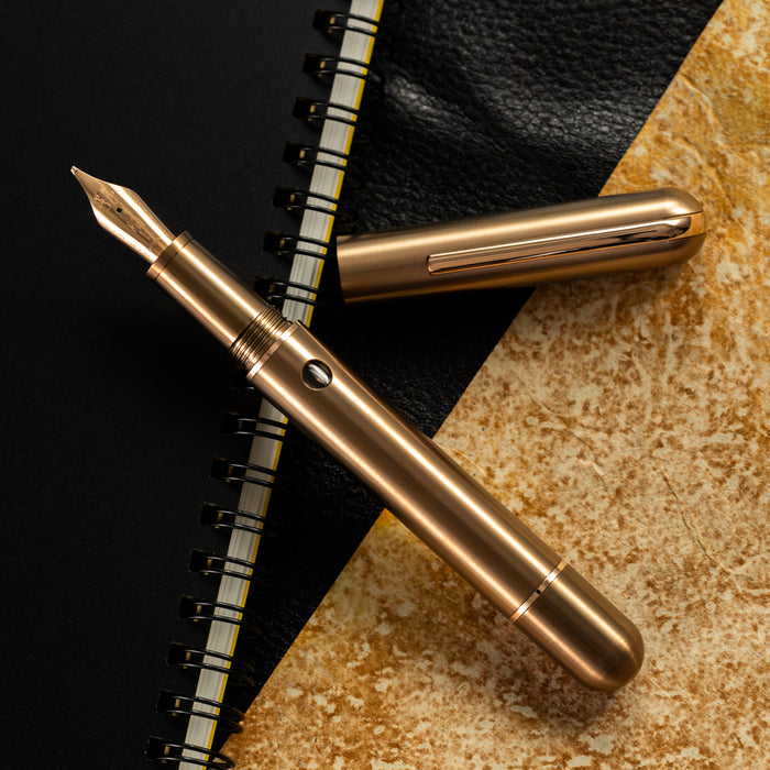 Nahvalur Nautilus Fountain Pen - Ti: Toffee - Pen Boutique Ltd