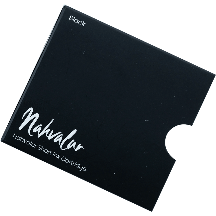 Nahvalur Short Ink Cartridge - Black (6 Per Pack) - Pen Boutique Ltd