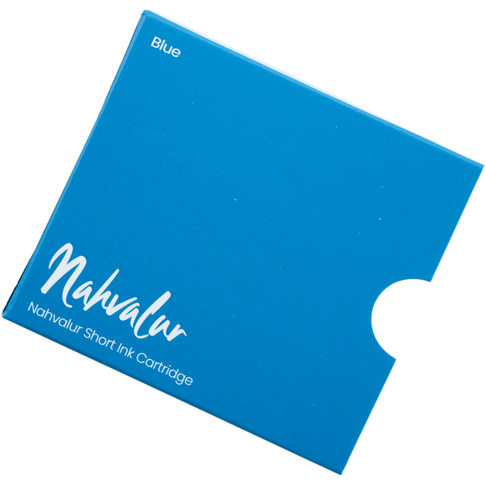 Nahvalur Short Ink Cartridge - Blue (6 Per Pack) - Pen Boutique Ltd