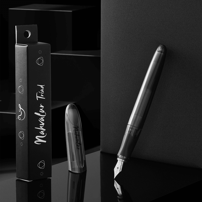 Nahvalur Triad Fountain Pen - Black - Pen Boutique Ltd