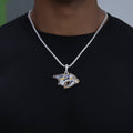 Nashville Predators Official NHL Logo Pendant in White Gold