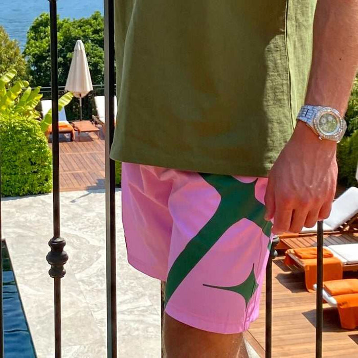 Neon Pink Summer Board Shorts - The GLD Shop