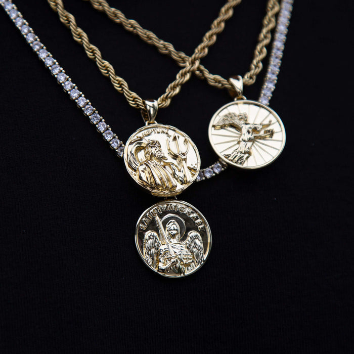 Neptune Coin Pendant - The GLD Shop
