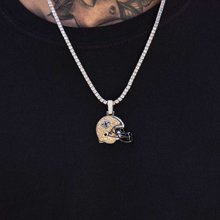 New Orleans Saints Helmet Pendant - The GLD Shop