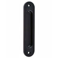 Nidus Radius Sliding Door Flush Pull Handle 135mm Matte Black LFP-CRAD-MB - The Blue Space
