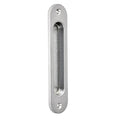 Nidus Radius Sliding Door Flush Pull Handle 135mm Satin Chrome LFP-CRAD-SC - The Blue Space
