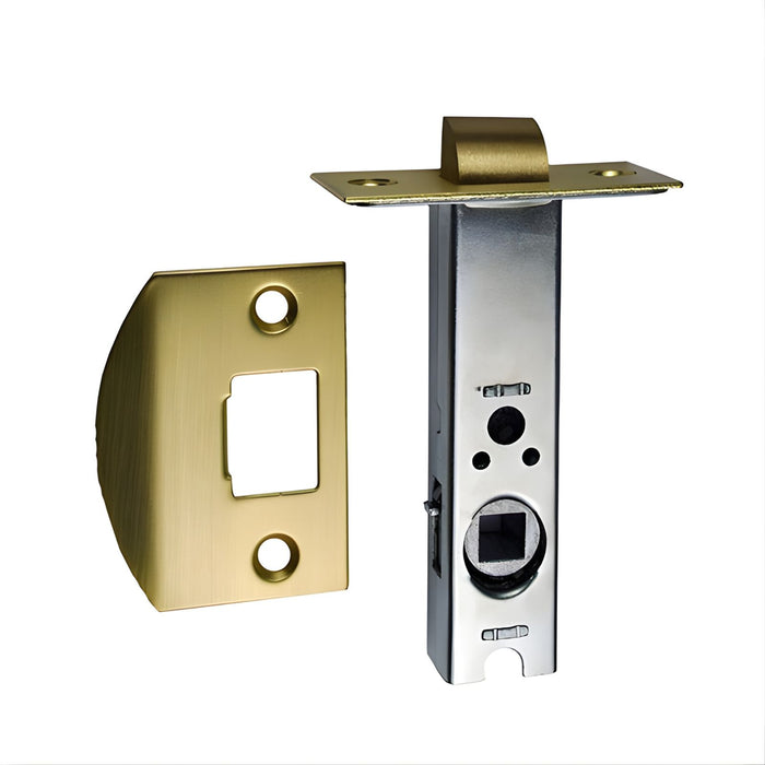Nidus Tubular Latch Polished Brass CTL-LATDS60-PB - The Blue Space