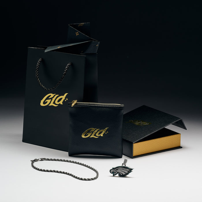 Official NFL Pendant + 4mm Rope Chain Gift Bundle